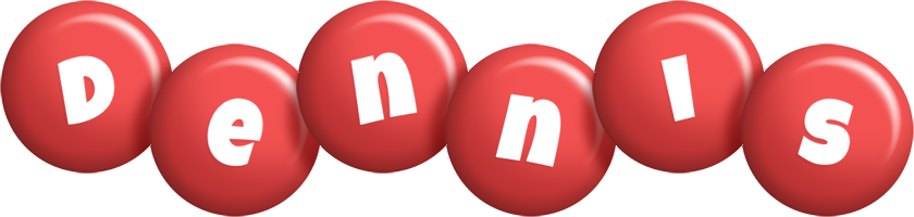 Dennis candy-red logo