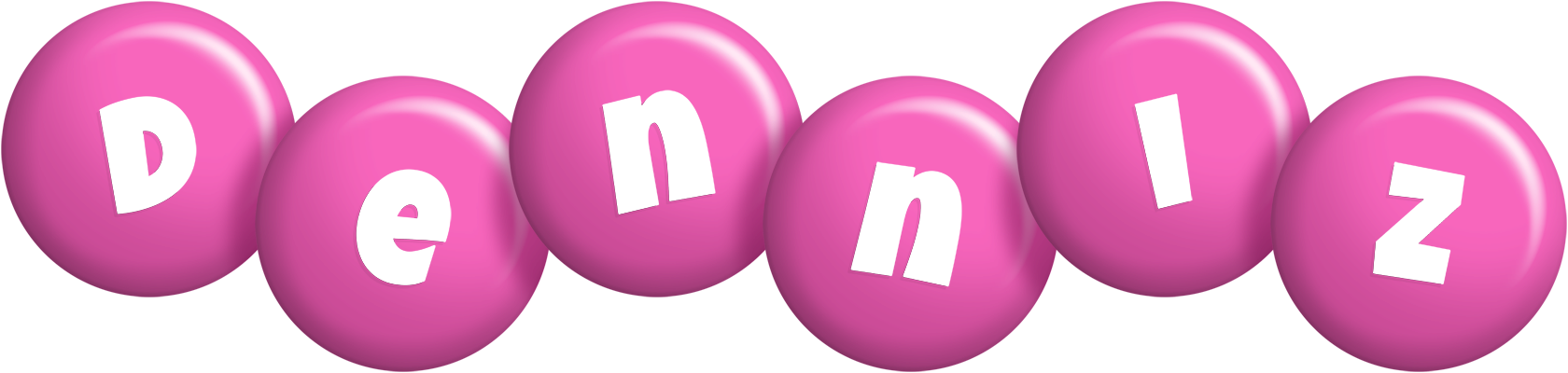 Denniz candy-pink logo
