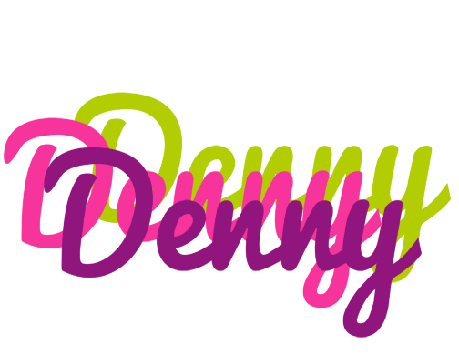 Denny flowers logo