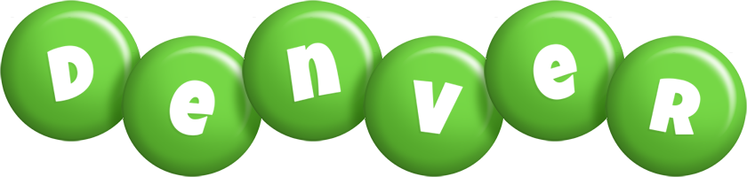 Denver candy-green logo