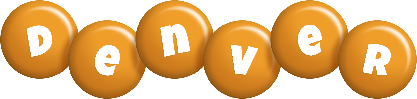Denver candy-orange logo