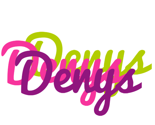 Denys flowers logo