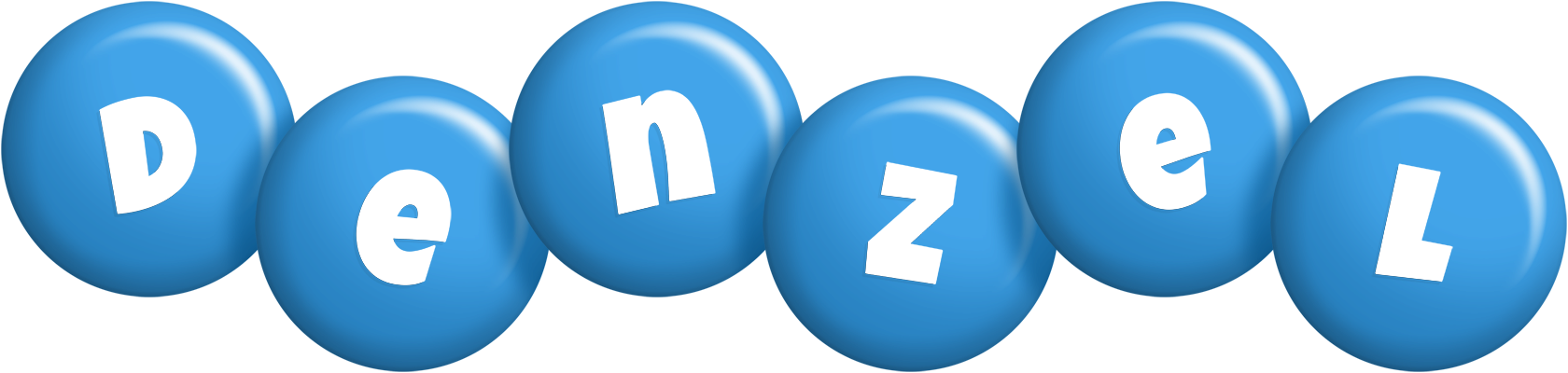 Denzel candy-blue logo