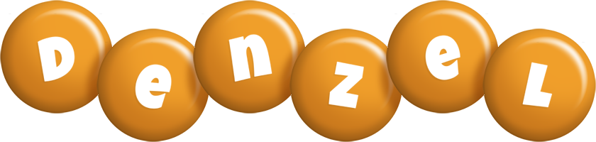 Denzel candy-orange logo