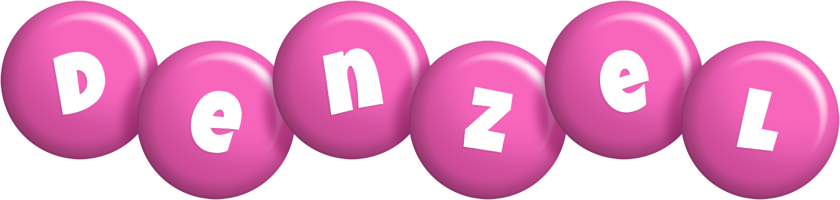 Denzel candy-pink logo