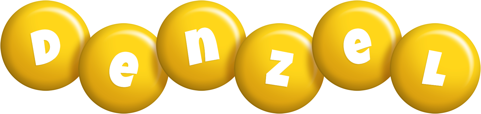 Denzel candy-yellow logo