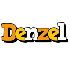 Denzel cartoon logo
