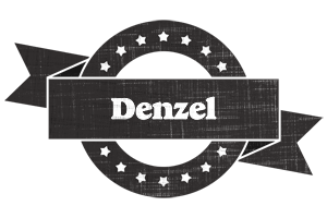Denzel grunge logo