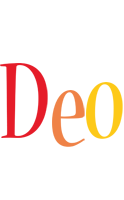 Deo birthday logo