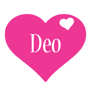 Deo love-heart logo