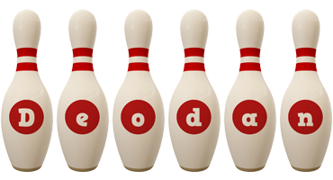 Deodan bowling-pin logo