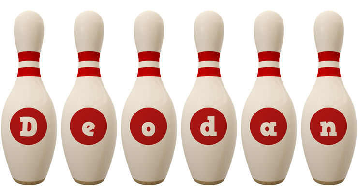 Deodan bowling-pin logo