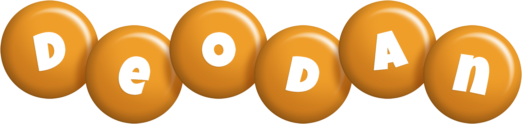 Deodan candy-orange logo