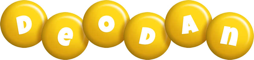 Deodan candy-yellow logo