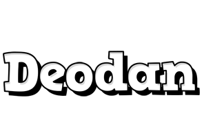 Deodan snowing logo