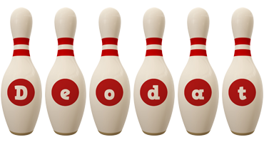 Deodat bowling-pin logo
