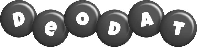 Deodat candy-black logo