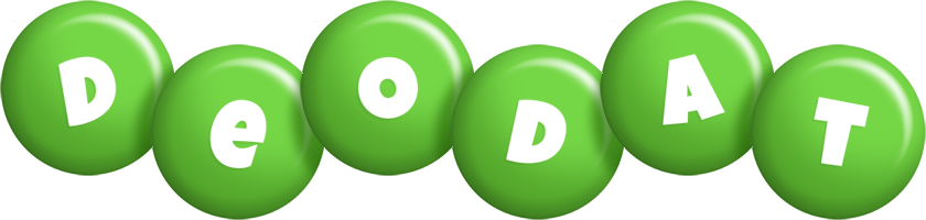 Deodat candy-green logo
