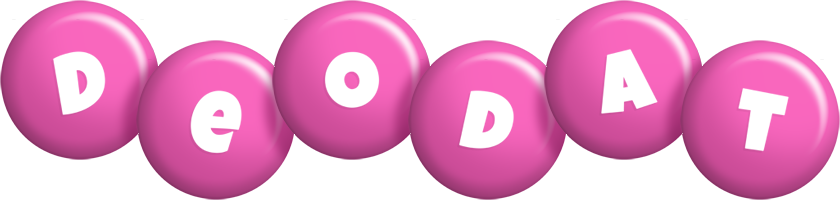 Deodat candy-pink logo