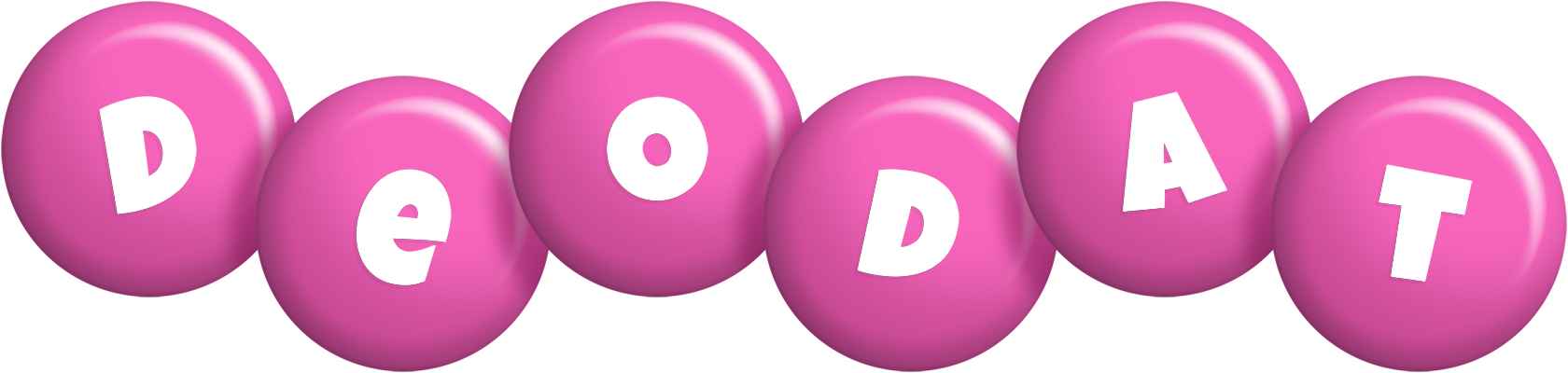 Deodat candy-pink logo