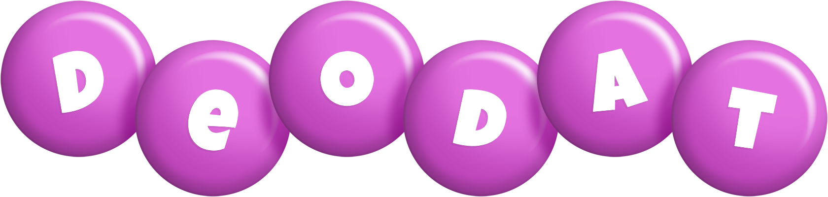 Deodat candy-purple logo