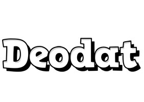Deodat snowing logo