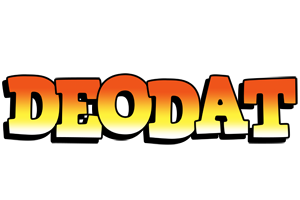 Deodat sunset logo