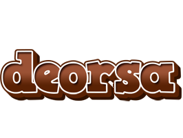 Deorsa brownie logo