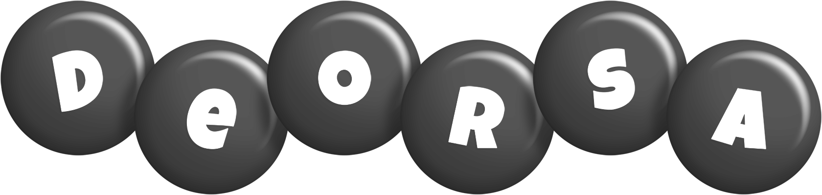 Deorsa candy-black logo