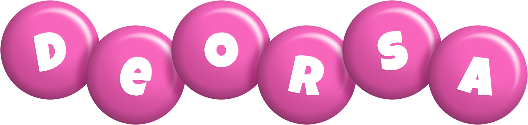 Deorsa candy-pink logo