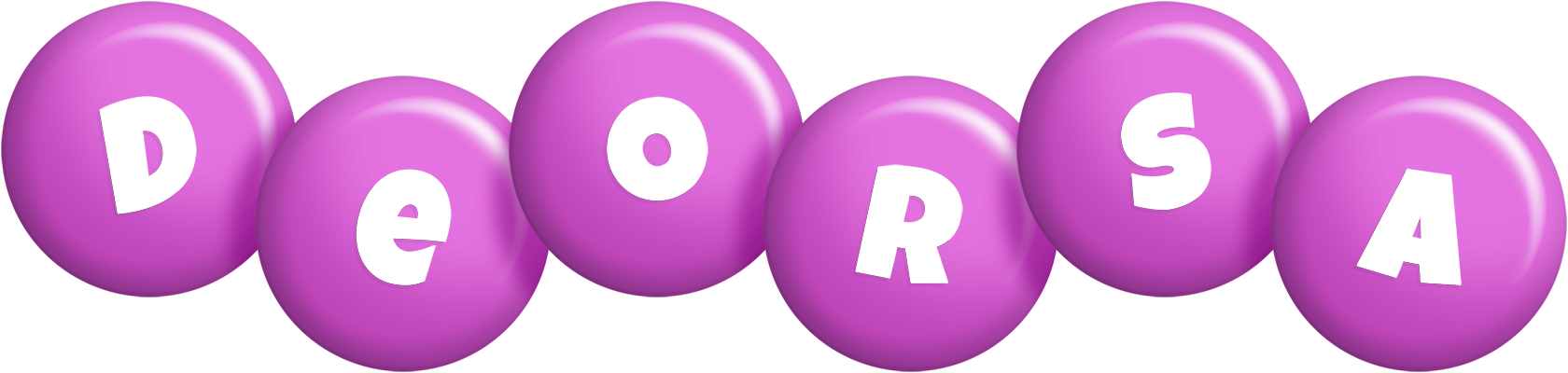 Deorsa candy-purple logo