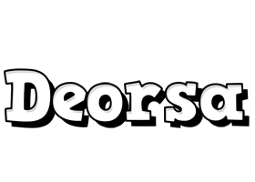 Deorsa snowing logo