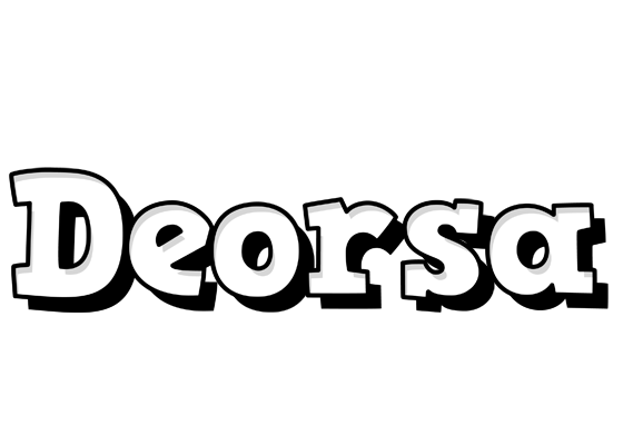Deorsa snowing logo