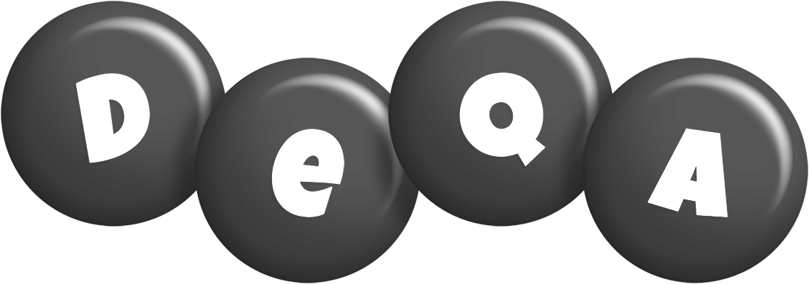 Deqa candy-black logo