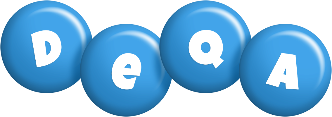 Deqa candy-blue logo