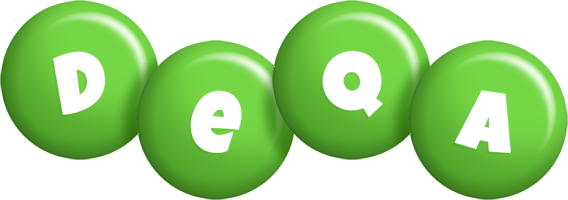 Deqa candy-green logo