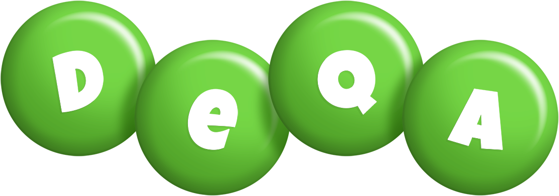 Deqa candy-green logo