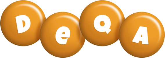 Deqa candy-orange logo