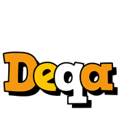 Deqa cartoon logo