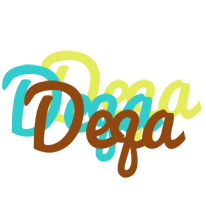 Deqa cupcake logo