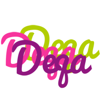 Deqa flowers logo