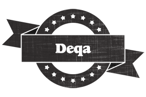 Deqa grunge logo