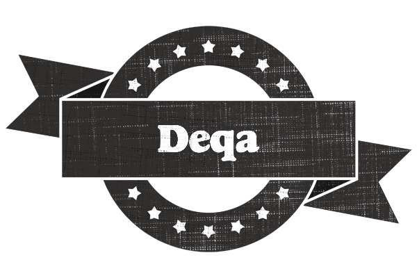 Deqa grunge logo