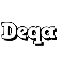 Deqa snowing logo