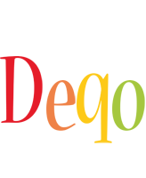 Deqo birthday logo