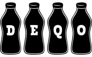 Deqo bottle logo