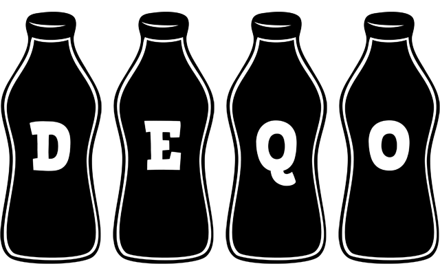 Deqo bottle logo