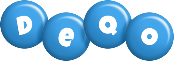 Deqo candy-blue logo