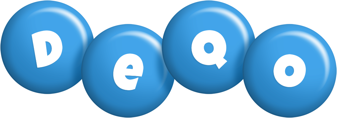 Deqo candy-blue logo