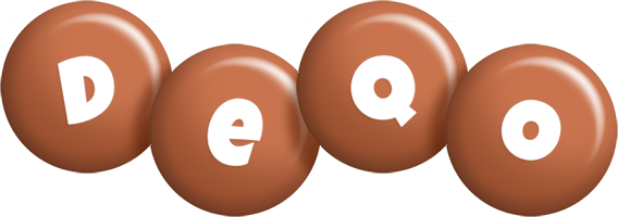 Deqo candy-brown logo